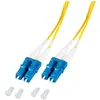Image de EFB Elektronik Cavalier duplex LC-LC 9/125µ, OS2, LSZH, jaune, 1.2mm, 2m (2 m), Câble réseau