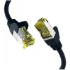 Image de EFB Elektronik Cat6a Black 25m Cordon De Brassage (S/FTP, CAT6a, 25 m), Câble réseau