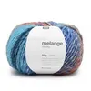 Image de Pelote de laine à tricoter CREATIVE MELANGE CHUNKY - Rico Design(...) - 46 Bleu