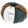 Image de Pelote de laine à tricoter CREATIVE MELANGE CHUNKY - Rico Design(...) - 053 cannelle-azur