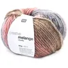Image de Pelote de laine à tricoter CREATIVE MELANGE CHUNKY - Rico Design(...) - 054 Gris-rose