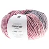 Image de Pelote de laine à tricoter CREATIVE MELANGE CHUNKY - Rico Design(...) - 060 Rose-bleu
