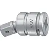 Image de ASW, Clé à douille + douilles, Rotule 440 KG-4 pour embout de vissage à force longueur 90 mm 3/4  