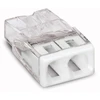 Image de Borne pour boîtes de dérivation COMPACT avec boîtier transparent 2 conducteurs boîte de 100 WAGO 2273-202