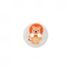 Image de Bouton animaux polyester 2 trous 12mm - Prym(...) - Lion Multicolore