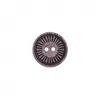 Image de Bouton polyester et bois 2 trous 23mm - Prym(...) - Bleu Fonce