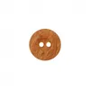 Image de Carte de 4 boutons imitation bois en polyester 2 trous 15mm - Prym(...) - Brun Moyen marron