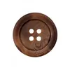 Image de Carte de 4 boutons de chemise chiné 4 trous 15mm - Prym(...) - Marron