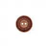 Image de Carte de 3 boutons polyester et bois 2 trous 18mm - Prym(...) - Marron