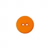 Image de Carte de 3 boutons Polyester Rond 2 trous 18mm - Prym - certifié Oeko-Tex(...) - Orange