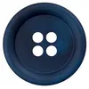 Image de Carte de 2 boutons classique chiné à rebord 4 trous 23mm - Prym(...) - Bleu Marine