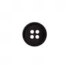 Image de Carte de 4 boutons chemises 4 trous 12mm - Prym(...) - Noir