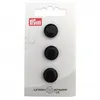 Image de Carte de 3 boutons Rond en polyester à queue 14mm - Prym(...) - Noir