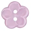 Image de Carte de 3 boutons Fleurs blanc 18mm - Union Knopf(...) - Lilas Violet