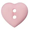 Image de Carte de 4 boutons Coeur 2 trous 12mm - Union Knopf(...) - Rose Clair