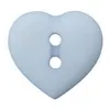 Image de Carte de 4 boutons Coeur 2 trous 12mm - Union Knopf(...) - Bleu Clair