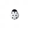 Image de Carte de 3 boutons Coccinelles à queue 18mm - Prym(...) - Blanc