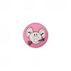 Image de Carte de 3 boutons Souris à queue 12mm - Union Knopf(...) - Rose (PINK)