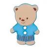 Image de Carte de 3 boutons Ourson blanc 15mm - Union Knopf(...) - Bleu