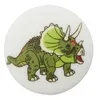Image de Carte de 3 boutons Dinosaure polyester à queue 15mm - Prym(...) - Triceratops Blanc