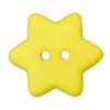Image de Carte de 4 boutons étoiles Rouge 15mm - Union Knopf(...) - Jaune