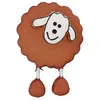 Image de Carte de 2 boutons Mouton à queue Blanc 18mm - Union Knopf(...) - Brun Moyen marron