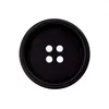 Image de Carte de 4 boutons de chemise en Corozo 4 trous 15mm - Prym(...) - Noir