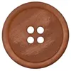 Image de Carte de 3 boutons Recyclés papier 18mm naturel - Union Knopf(...) - Beige-camel Marron