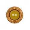 Image de Bouton manteau à rebord doré 2 trous 23 à 28mm - Prym(...) - 28 vert olive