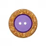 Image de Bouton manteau à rebord doré 2 trous 23 à 28mm - Prym(...) - 28 Violet