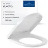 Image de Villeroy & Boch, Abattant WC, Siège WC O.novo, avec abaissement automatique et abattant amovible