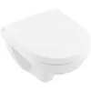 Image de Villeroy & Boch, Cuvette toilettes + bidet, Ensemble de toilettes O.novo compact raccourci blanc 5688H101