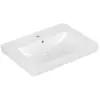 Image de Villeroy & Boch, Lavabo, V&B lavabo SUBWAY 2.0 650x470mm, avec vasque à encastrer blanc (470 mm, 650 mm)