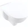 Image de Villeroy & Boch, Cuvette toilettes + bidet, Cuvette profonde ViCare DirectFlush bord ouvert blanc 4695R001 +6 cm de hauteur
