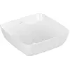 Image de Villeroy & Boch, Lavabo, Vasque à poser Artis 41cm quardratique blanc avec revêtement 417841R1 (410 mm, 410 mm)