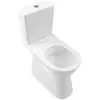 Image de Villeroy & Boch, Cuvette toilettes + bidet, V&B WC au sol ViCare ti. 360x710mm avec rebord DirectFlush blanc