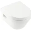 Image de Villeroy & Boch, Cuvette toilettes + bidet, V&B Combi-Pack ARCHITECTURA m WWC ti. DF bord de chasse et siège WC blanc C+