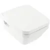 Image de Villeroy & Boch, Cuvette toilettes + bidet, V&B Combi-Pack ARCHITECTURA avec WWC ti. bord de chasse DF et siège WC blanc