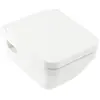 Image de Villeroy & Boch, Cuvette toilettes + bidet, Ensemble WC suspendu Architectura cuvette profonde à rebord ouvert blanc avec