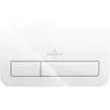 Image de Villeroy & Boch, Plaque de déclenchement, Plaque de déclenchement V&B ViConnect M200 269x161x13mm Glass, Glossy White