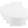 Image de Villeroy & Boch, Cuvette toilettes + bidet, V&B Combi-Pack AVENTO m WWC ti. DF et siège WC SlimSeat we