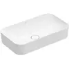 Image de Villeroy & Boch, Lavabo, V&B lavabo à poser FINION 600x350mm sans lavabo sans percement pour robinetterie blanc C+ (350 mm, 600 mm)