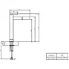 Image de Villeroy & Boch, Robinetterie de salle de bains, V&B Einhand-Waschtischbatterie DAWN erhöht 38x311x223mm o AG chr chrom