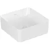 Image de Villeroy & Boch, Lavabo, Vasque à poser V&B COLLARO 380x380mm carré sans plage de robinetterie blanc (380 mm, 380 mm)