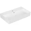 Image de Villeroy & Boch, Lavabo, Plan de toilette 2.0 MEMENTO 800 x 470 mm, avec trop-plein pour robinetterie 3 trous blanc (470 mm, 800 mm)