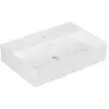Image de Villeroy & Boch, Lavabo, V&B lavabo MEMENTO 2.0 600x420mm o ÜL f 3-L Arm stone white C+ (420 mm, 600 mm)