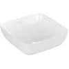 Image de Villeroy & Boch, Lavabo, Vasque à poser Artis 41 cm carré stone blanc avec revêtement 417841RW (410 mm, 410 mm)