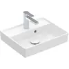 Image de Villeroy & Boch, Lavabo, V&B lave-mains COLLARO 450x370mm m ÜL avec HL we C+ (370 mm, 450 mm)