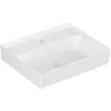 Image de Villeroy & Boch, Lavabo, V&B lave-mains COLLARO 450x370mm o ÜL m HL stone white C+ (370 mm, 450 mm)