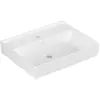 Image de Villeroy & Boch, Lavabo, V&B lave-mains COLLARO 500x400mm o ÜL m HL stone white C+ (400 mm, 500 mm)
